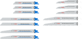 PRO Demolition Blatt-Set