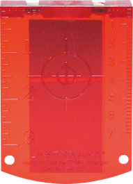 Laserzieltafel (rot)