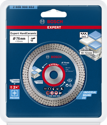Disques EXPERT HardCeramic 76 mm - Bosch Professional
