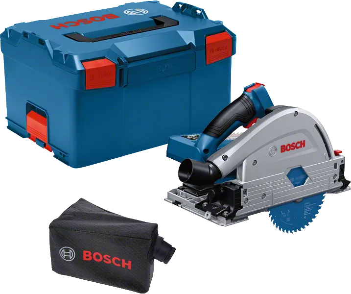 Bosch Professional 0601675002 Scie plongeante GKT 55 GCE 1400 W L-BOXX +  FSN 1600, Bleu, Bleu