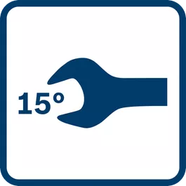  Clé à 15°