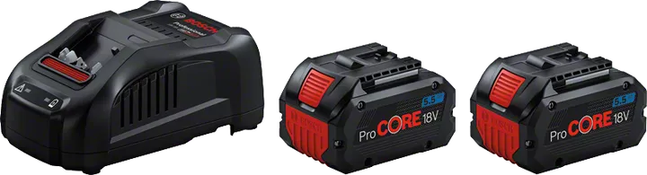 2 batteries ProCORE18V 5.5Ah + GAL 1880 CV