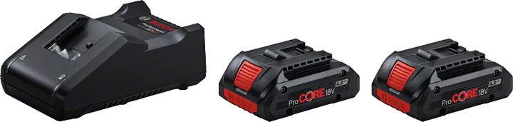 2 batteries ProCORE18V 4.0Ah + GAL 18V-40