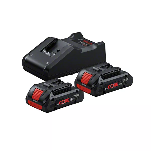 2 batteries ProCORE18V 4.0Ah + GAL 18V-40