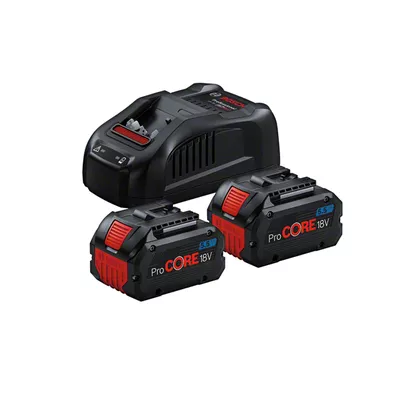 2 batteries ProCORE18V 5.5Ah + GAL 1880 CV