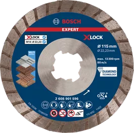 Disque à tronçonner diamanté EXPERT Multi Material turbo