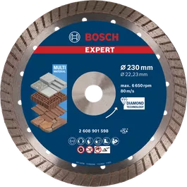 Disque à tronçonner diamanté EXPERT Multi Material turbo