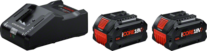 2 batteries ProCORE18V+ 8.0Ah + GAL 18V-160