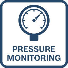  Surveillance automatique de pression ; pour plus de sécurité et des résultats fiables de grande qualité