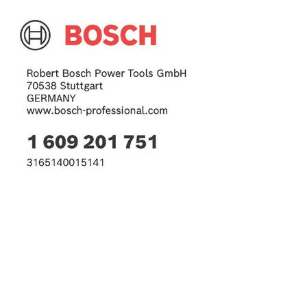 Bosch logo, Postal address, Electronic address, Safety icons