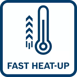  Motore potente, per raggiungere agevolmente una temperatura di lavoro di 300 °C