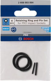 Set anello e perno di ritenuta per bussole PRO Impact