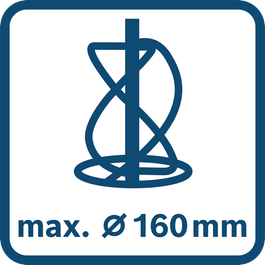  Ø max. 160 mm