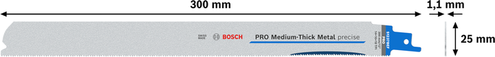 PRO Medium-Thick Metal precise S1237BEF