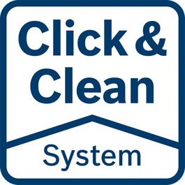 Systém Click & Clean – tři skvělé výhody Jasný výhled na pracovní plochu: práce je přesnější a rychlejšíŠkodlivý prach je ihned odsáván: ochrana zdravíMéně prachu: delší životnost nářadí a příslušenství