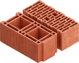 Stavební blok z dutých cihel