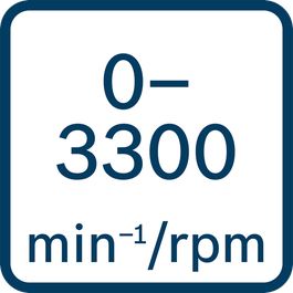  rychlost za minutu: 0–3 300 ot/min