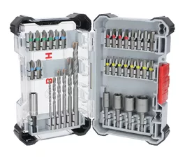 Sada šroubovacích bitů Extra Hard a vrtáků CYL-3, 35 ks