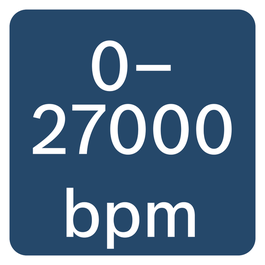  0–27 000 úderů/min