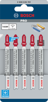 Plátek PRO Plastics PMMA clean T102BF