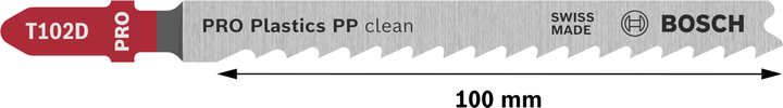 Plátek PRO Plastics PP clean T102D