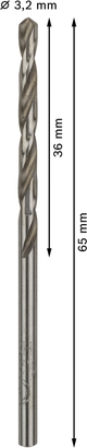 Vrták PRO Metal HSS-G