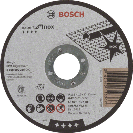 Trennscheibe Expert for - Professional Inox Bosch