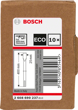 - max Professional SDS Bosch mit Flachmeißel