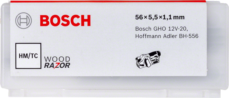 Bosch 56 Wood - Razor Carbide-Wendehobelmesser, mm Professional