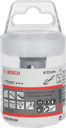 Diamanttrockenbohrer Dry X-LOCK Ceramic Speed - Professional Best for Bosch