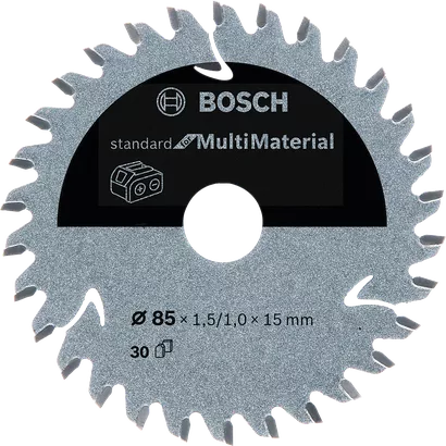 Kreissägeblatt für Akkusägen Standard Multi for Bosch Material Professional 