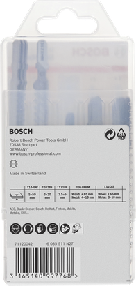 Multi 15-teilig Stichsägeblatt-Pack, Bosch Professional - Material,