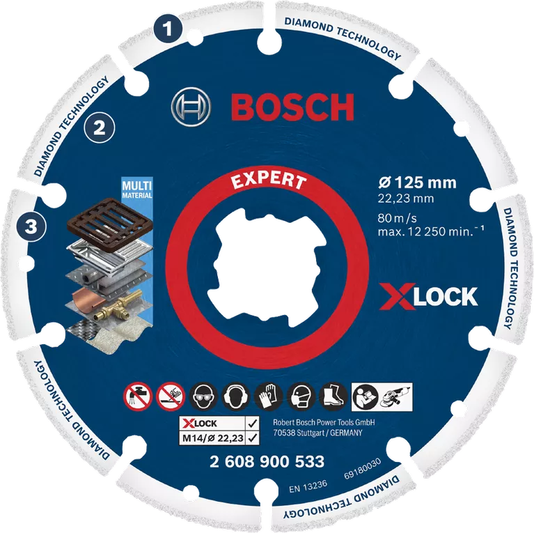 X-LOCK-Trennscheibe EXPERT Diamond Metal Wheel, 125 mm - Bosch Professional