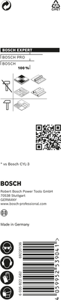 Bosch Professional 4X Expert CYL-9 - Juego de brocas multiconstrucción  (para hormigón, Ø 0.157-0.315 in, accesorios, taladro de impacto rotativo)