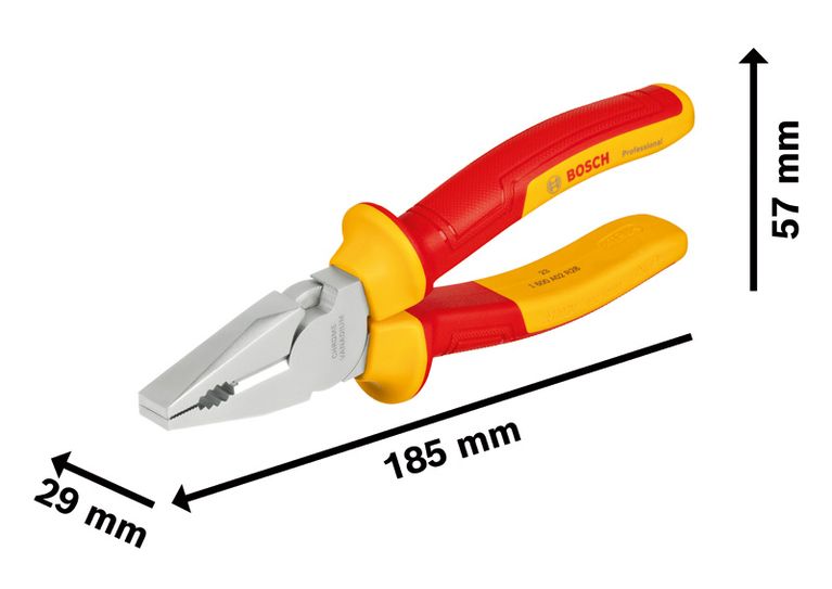 VDE kombinatsioontangid, 180 mm