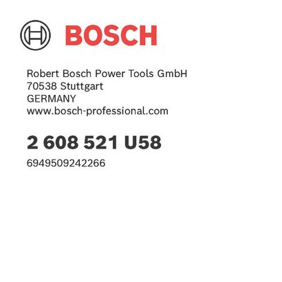 Bosch logo, Postal address, Electronic address, Safety icons