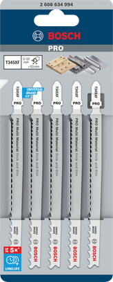 PRO Multi Material thick and thin T345XF