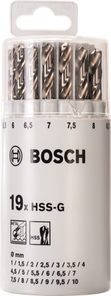 Bosch Professional 2607019581 Bosch Mini X-Line-Set de 7 Brocas para Piedra  (Ø 3/4/