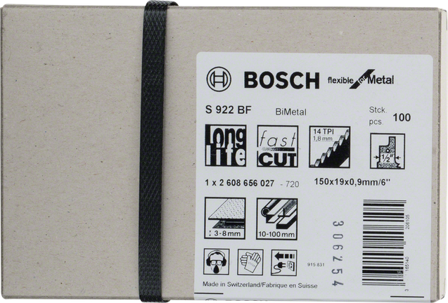 Hoja de sierra sable S 927 BEF Speed for Heavy Metal - Bosch Professional