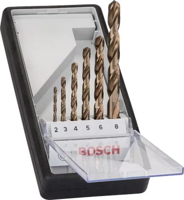 Bosch Juego De Brocas Para Metal HSS-G Caja 1/0-10/0 mm 19 Piezas Plateado