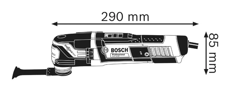 Bosch GOP55-36B StarlockMax juego de multiherramienta oscilante con  accesorio de hojas de encastre