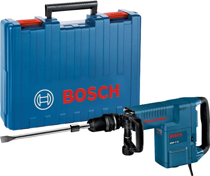 Martillo demoledor eléctrico Bosch Professional GSH 11 E SDS Max azul 1500W  16.8J - 220V