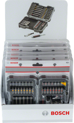 Bosch Professional rallonge d'embout flexible 200mm + set d'embouts  HX/PH/PZ/SL/TX 11 pièces