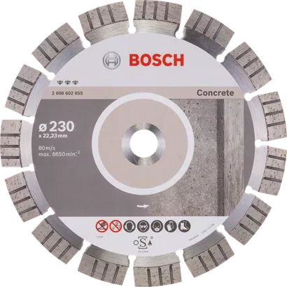 Meule assiette diamantée Best for Concrete - Bosch Professional