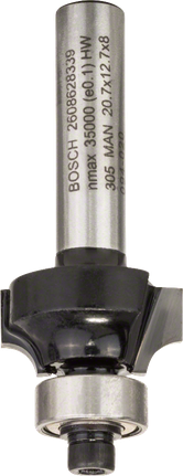 Bosch Fraise à arrondir 8 mm, D 28,6 mm, R1 8 m - Cdiscount Bricolage