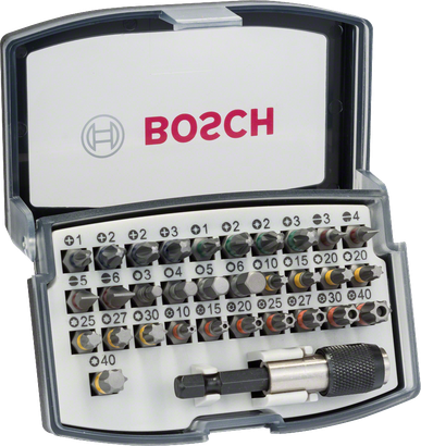 Coffret d'embouts de vissage extra-durs, 32 pièces - Bosch Professional