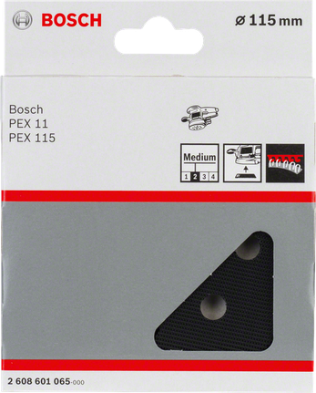plateau ponçage souple PEX300AE PEX400AE AdvanceOrbit18 Bosch 2609256B62