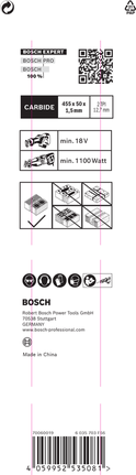 Lame de scie sabre Bosch EXPERT Hollow Brick S 1543 HM 
