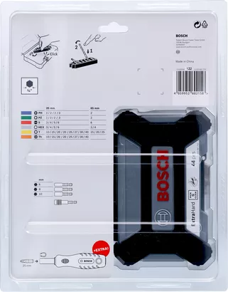 Embout pour visseuse Bosch forstner-mèche à façonner pour du bois dur et  mou, toothed-edge 50mm - pour perceuse avec tige ronde ( 2608577021 )
