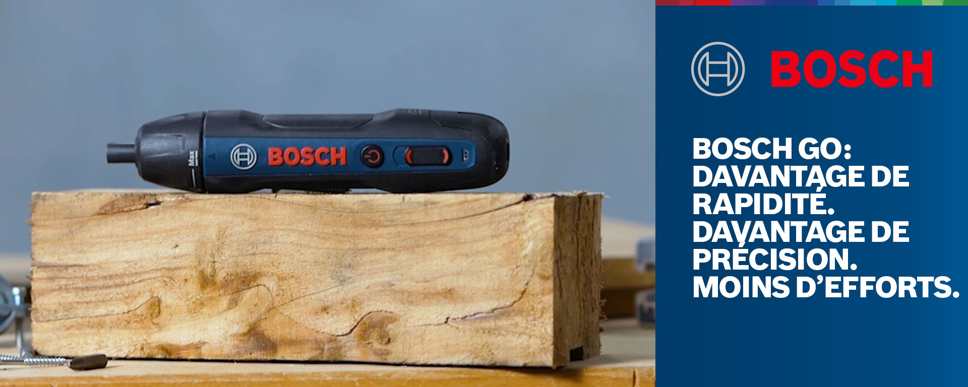 Tournevis sans fil Bosch Professional Bosch GO (avec jeu d'embouts de 25  pièces, câble